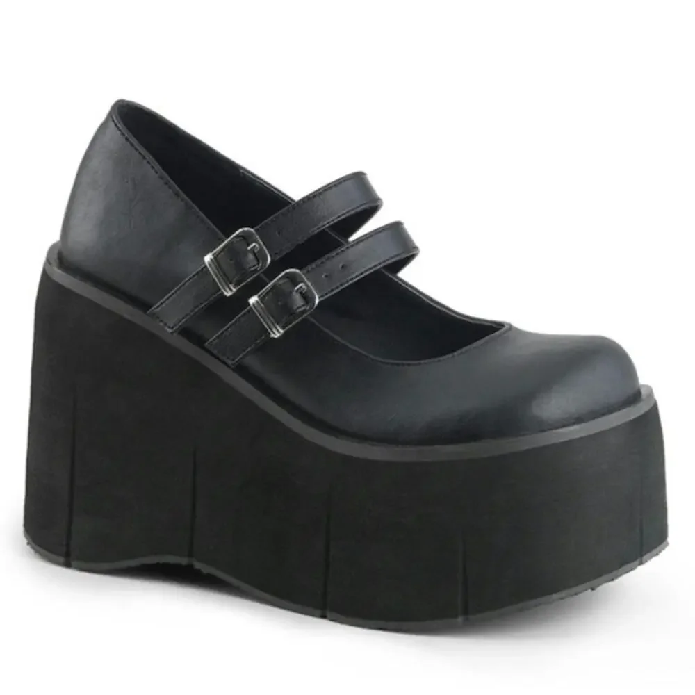 Platform Mary Jane Double Strap Shoes